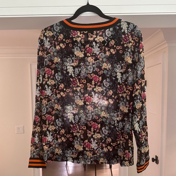 Anthropologie Rdalamal Multicolour Floral Long Sleeve Top - Size 10. NWOT. - Picture 10 of 13